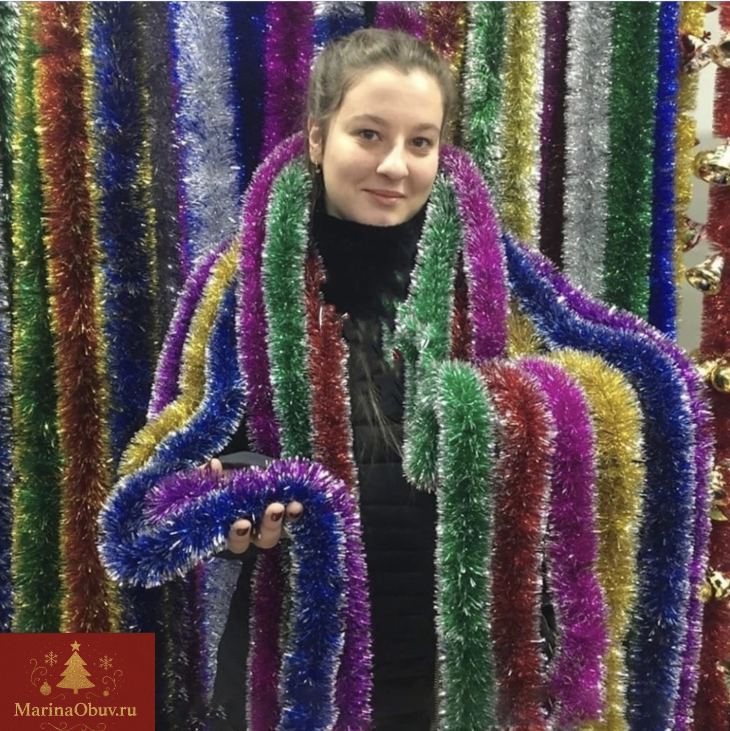 картинка Мишура "Новогодний дождь" 2м ассорти от магазина Одежда+