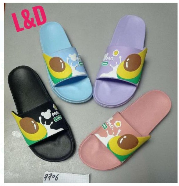 фото без выбора цвета летние женские тапочки оптом