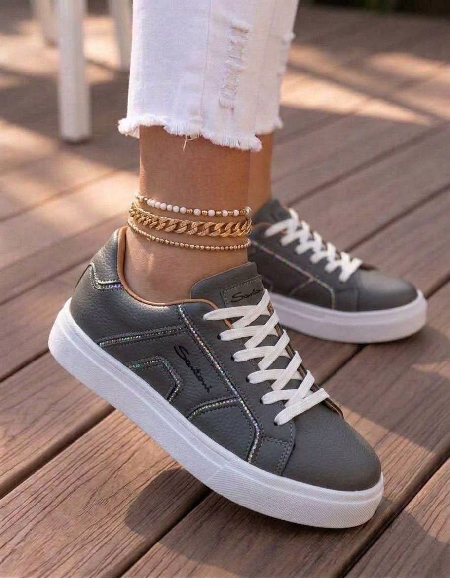 фото женские весенние кроссовки santoni 395522 оптом