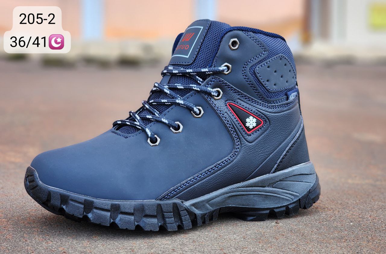 фото зимние молодёжные ботинки оптом