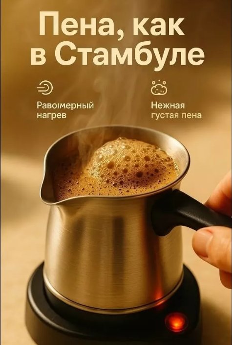 картинка Турка электрическая для кофе от магазина Одежда+