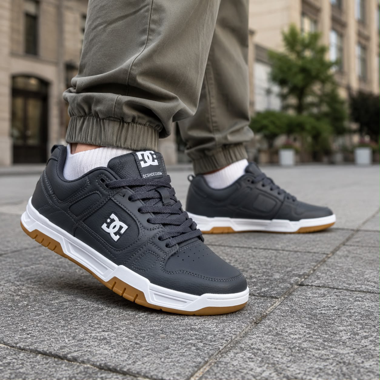 фото мужские осенние кроссовки dc shoes 494284 оптом