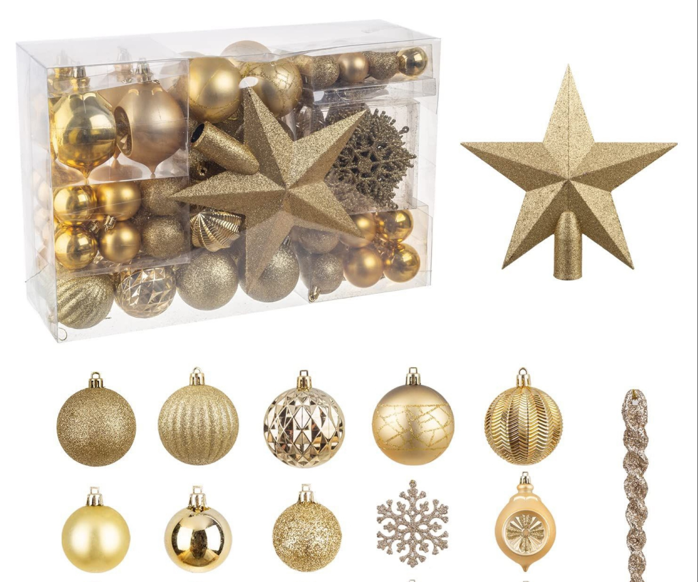 картинка Новогодний набор елочных игрушек от магазина Одежда+