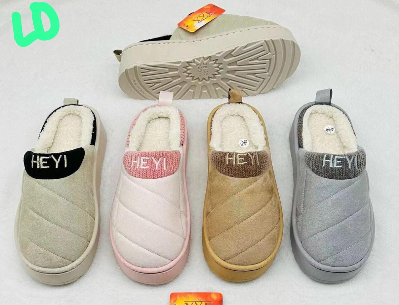 фото зимние женские домашние тапочки оптом