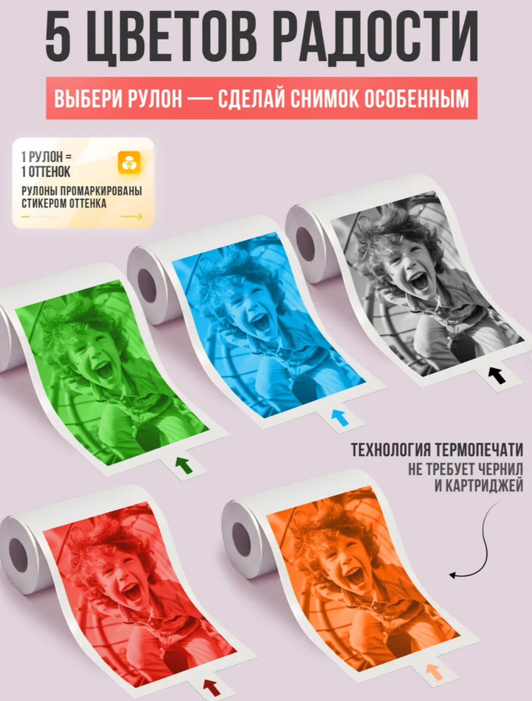 картинка фотоаппарат моментальной печати детский от магазина Одежда+