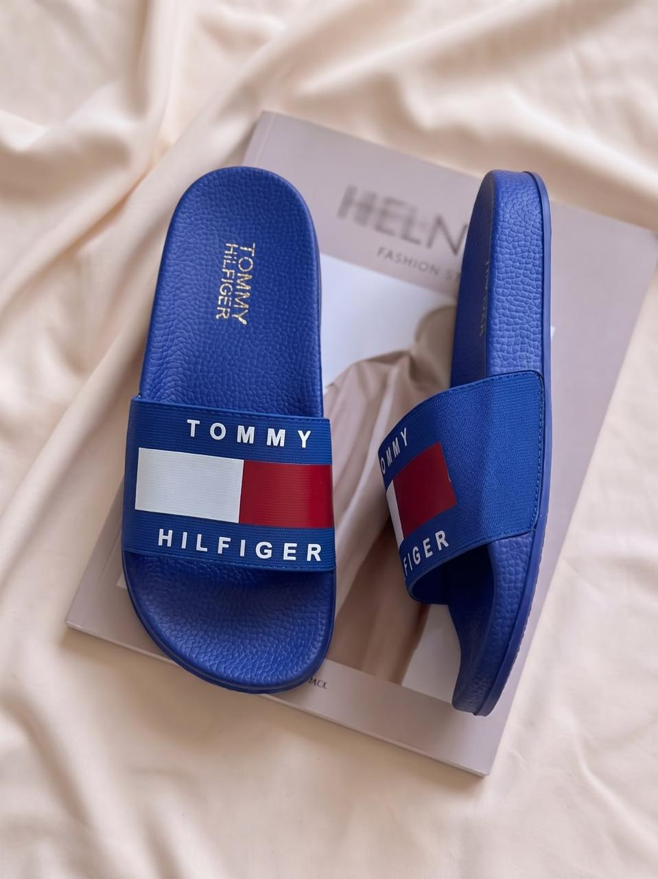 фото женские летние шлепки tommy hilfiger 766135 оптом