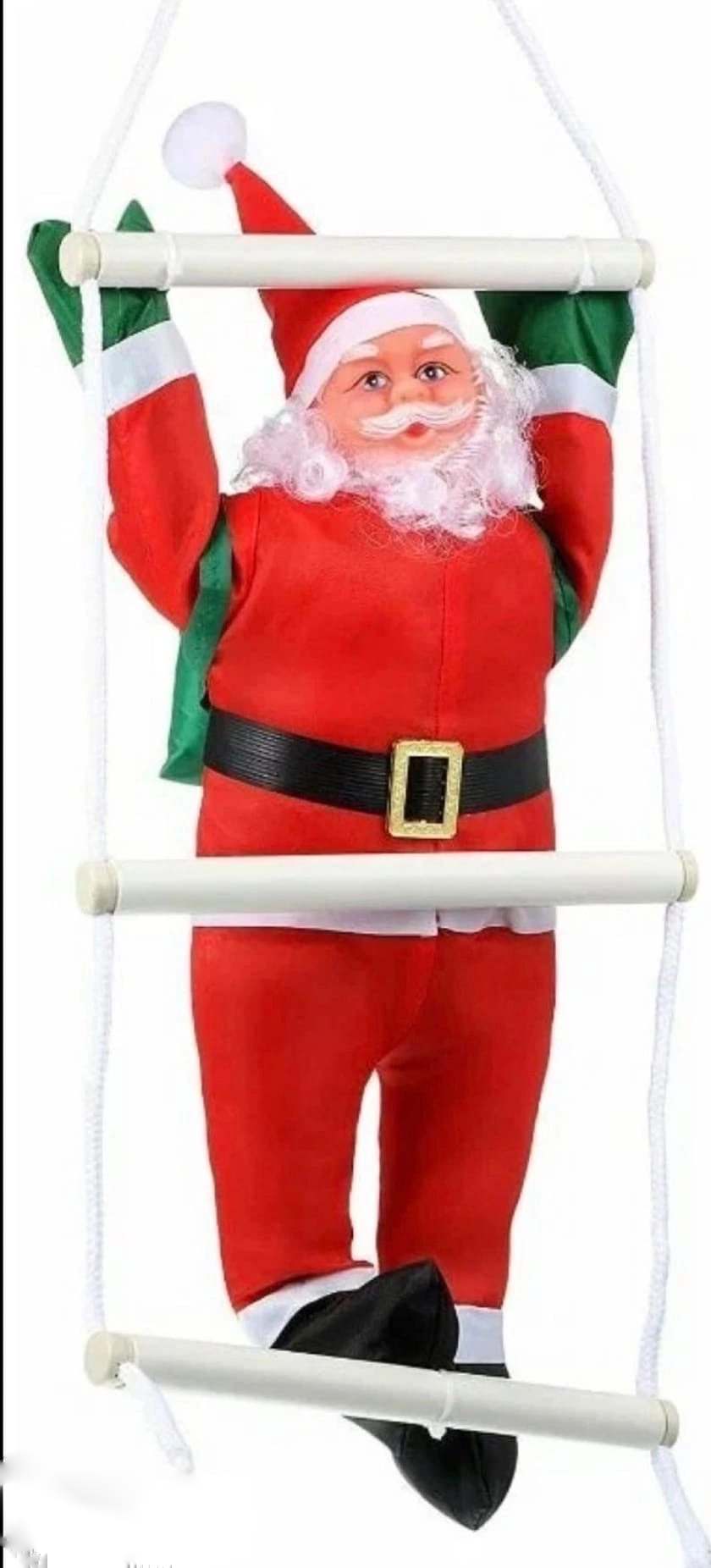 картинка Фигурка Дед мороз с  лестицей, размер 60 см от магазина Одежда+