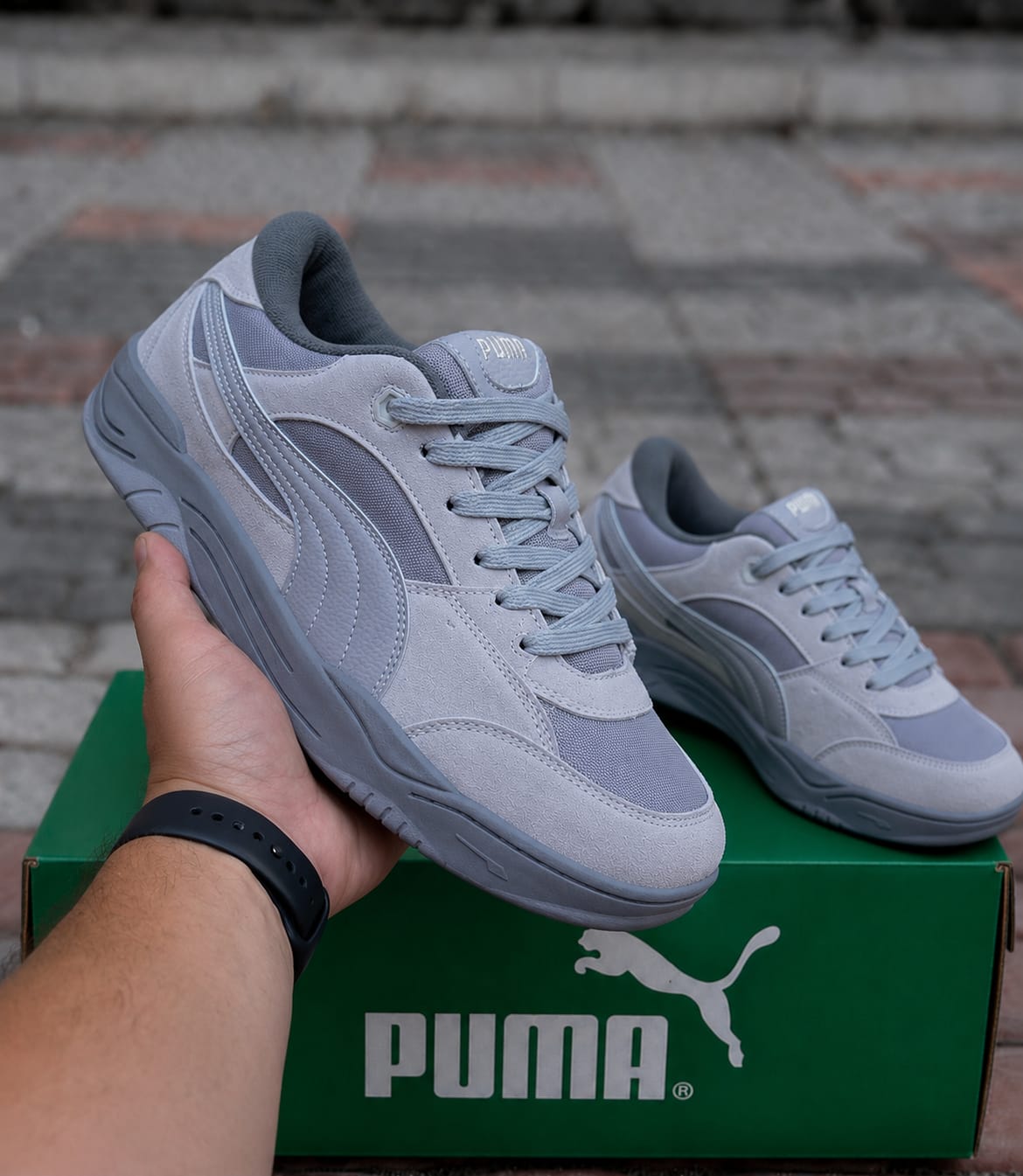 фото мужские осенние кроссовки puma 932070 оптом