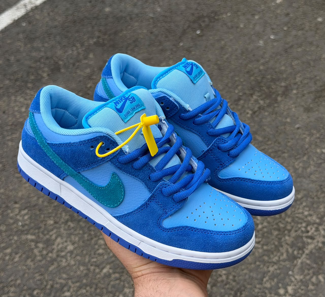 фото Мужские синие кроссовки Nike 777113 оптом на лето для мужчин