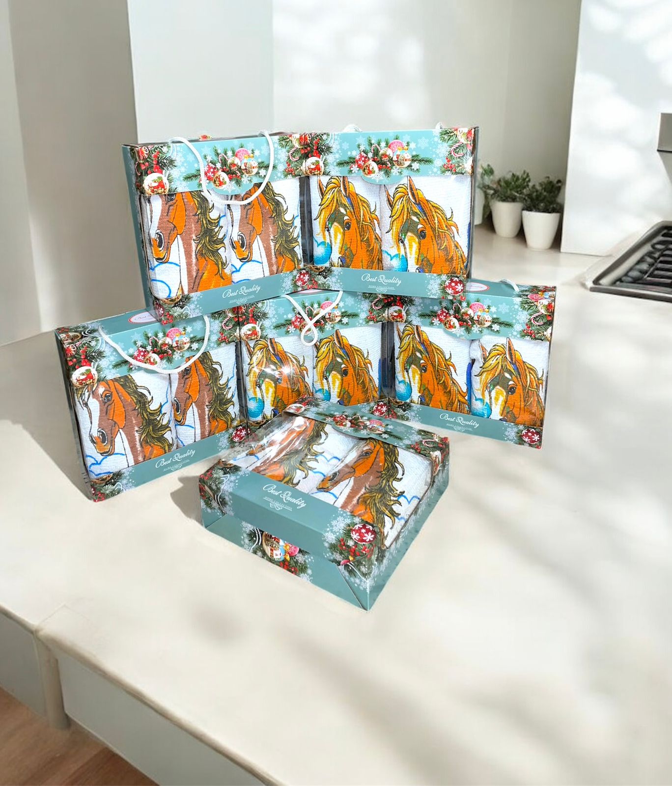 фото набор полотенец 2в 1 размер 35/75 см без выбора оптом