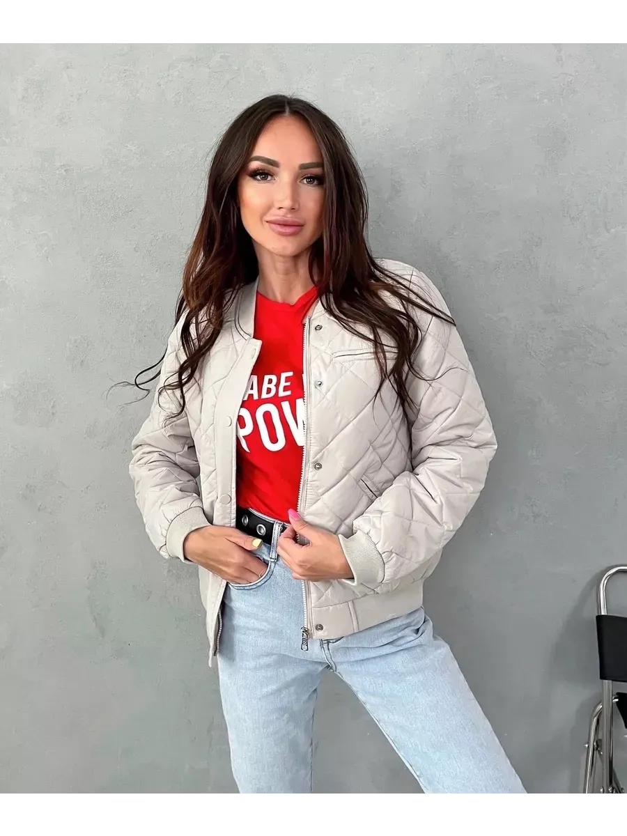 картинка Куртка стеганая демисезонная от магазина Одежда+