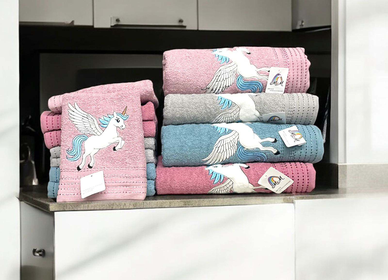 фото полотенце "символ года" размер 70/140 без выбора оптом