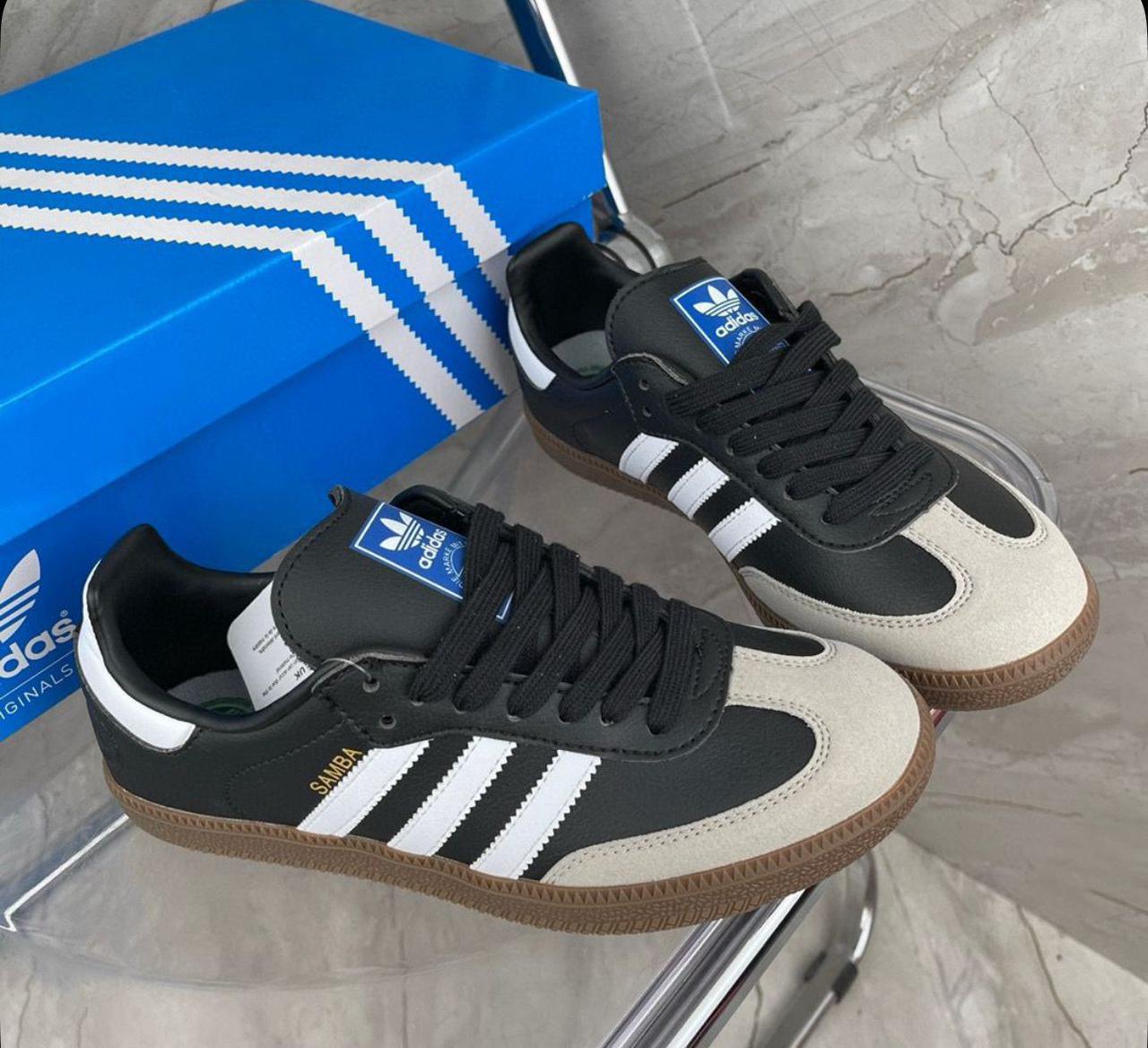 фото женские весенние кроссовки adidas samba 914193 оптом