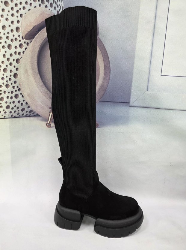 фото зимние женские сапоги ботфорты оптом