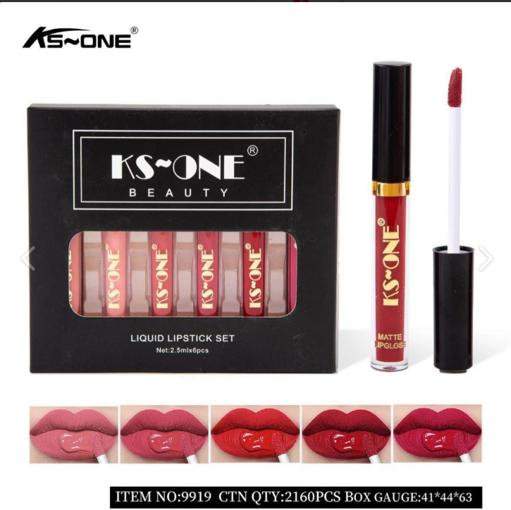 картинка Набор жидких матовых помад 6 в 1 от магазина Одежда+