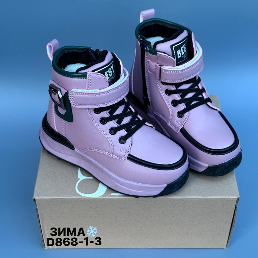 фото зимние ботинки для девочек оптом