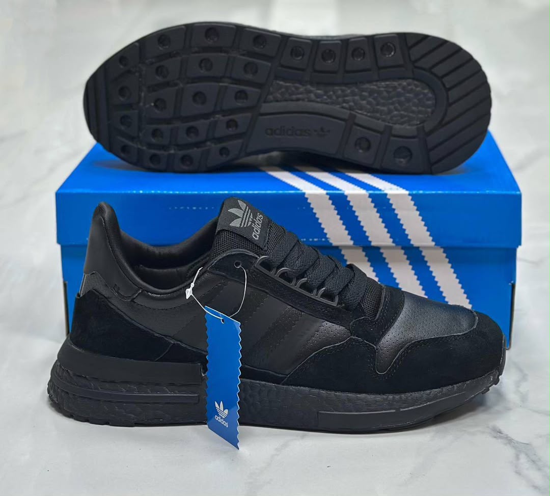 фото мужские черные кроссовки adidas 728051 оптом