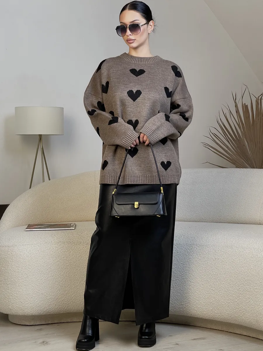 картинка Джемпер с сердечками от магазина Одежда+