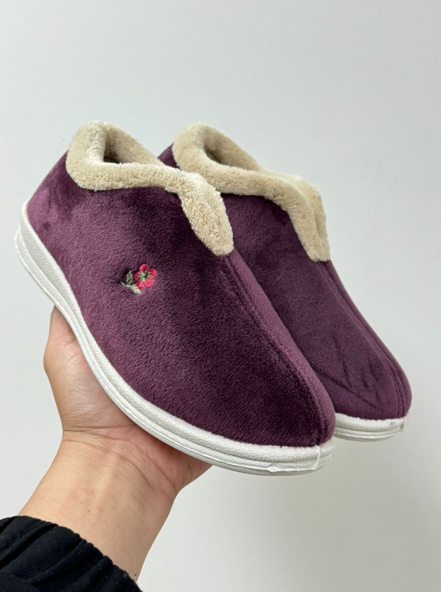 фото зимние женские домашние тапочки оптом