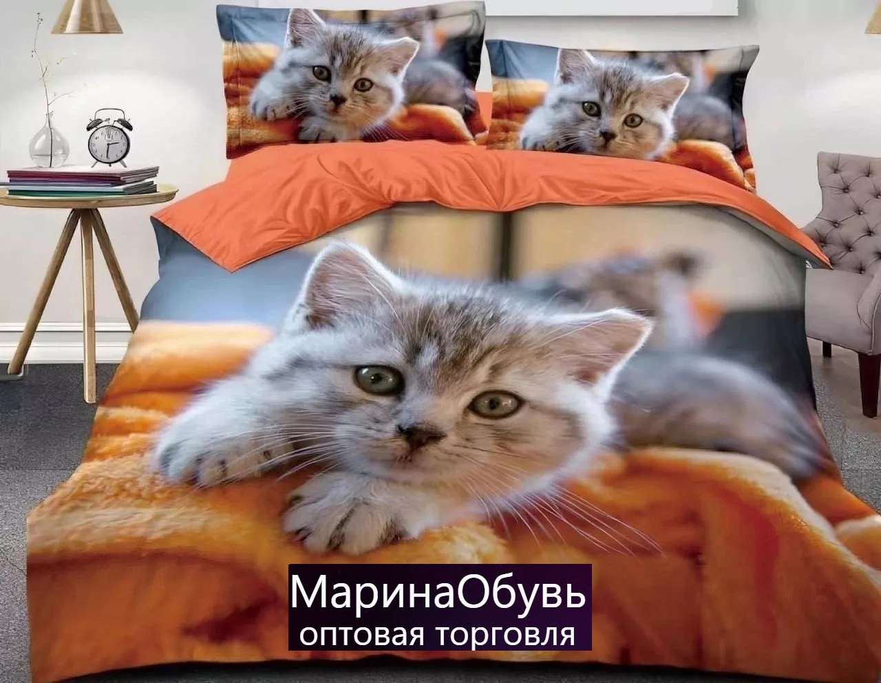 фото комплект постельного белья 2-х спальное без выбора оптом