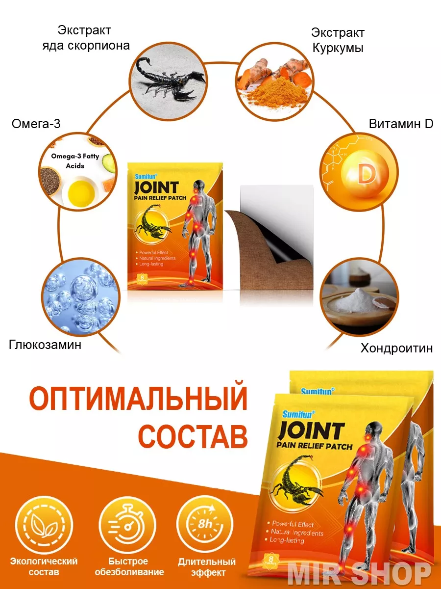 картинка Обезболивающий пластырь от магазина Одежда+