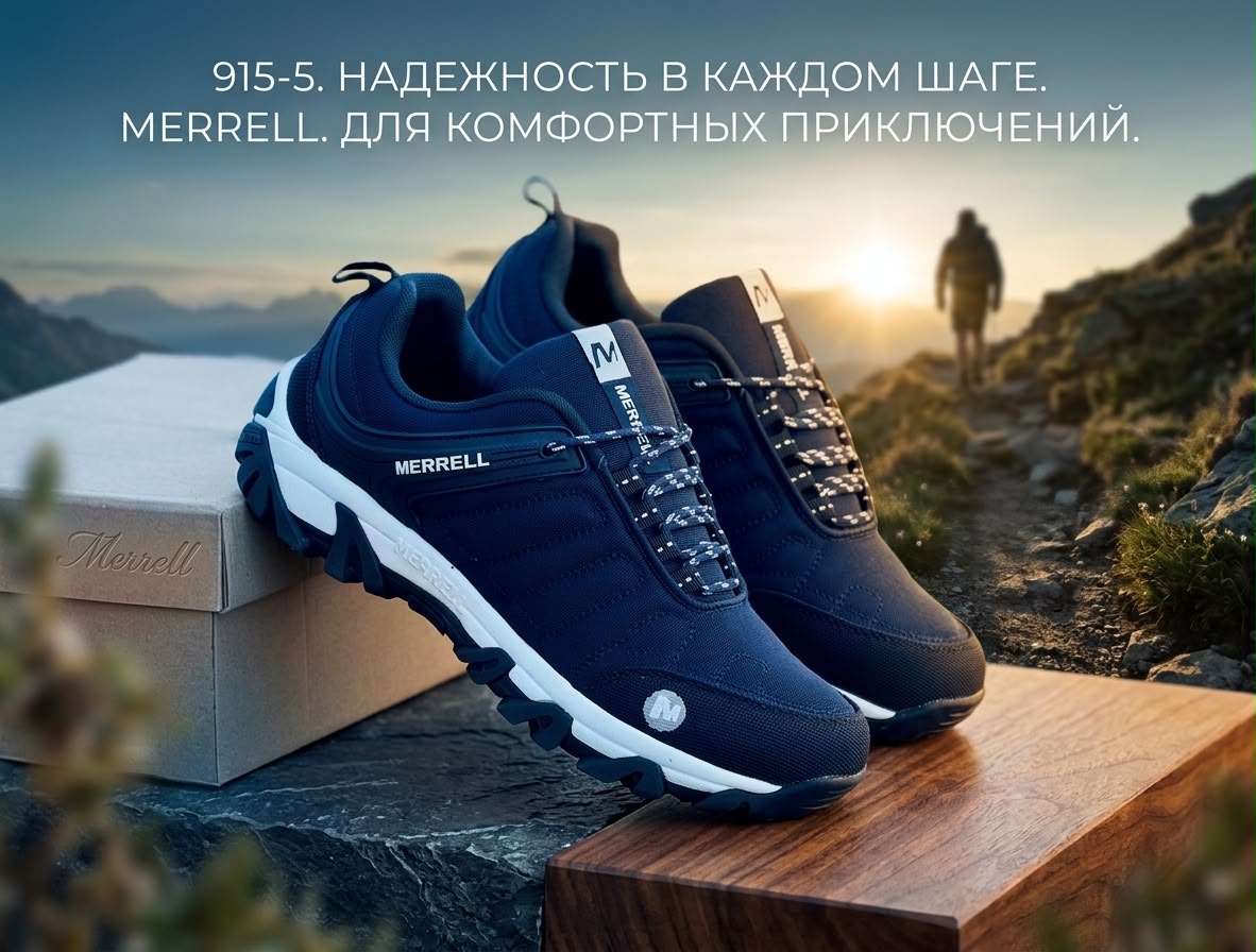 фото мужские осенние кроссовки merrell 696956 оптом
