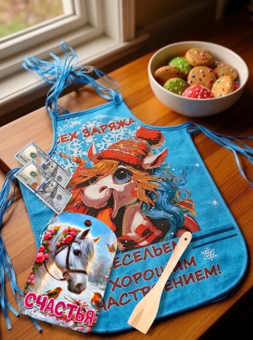 картинка Новогодний подарочный набор 4 в 1 без выбора от магазина Одежда+