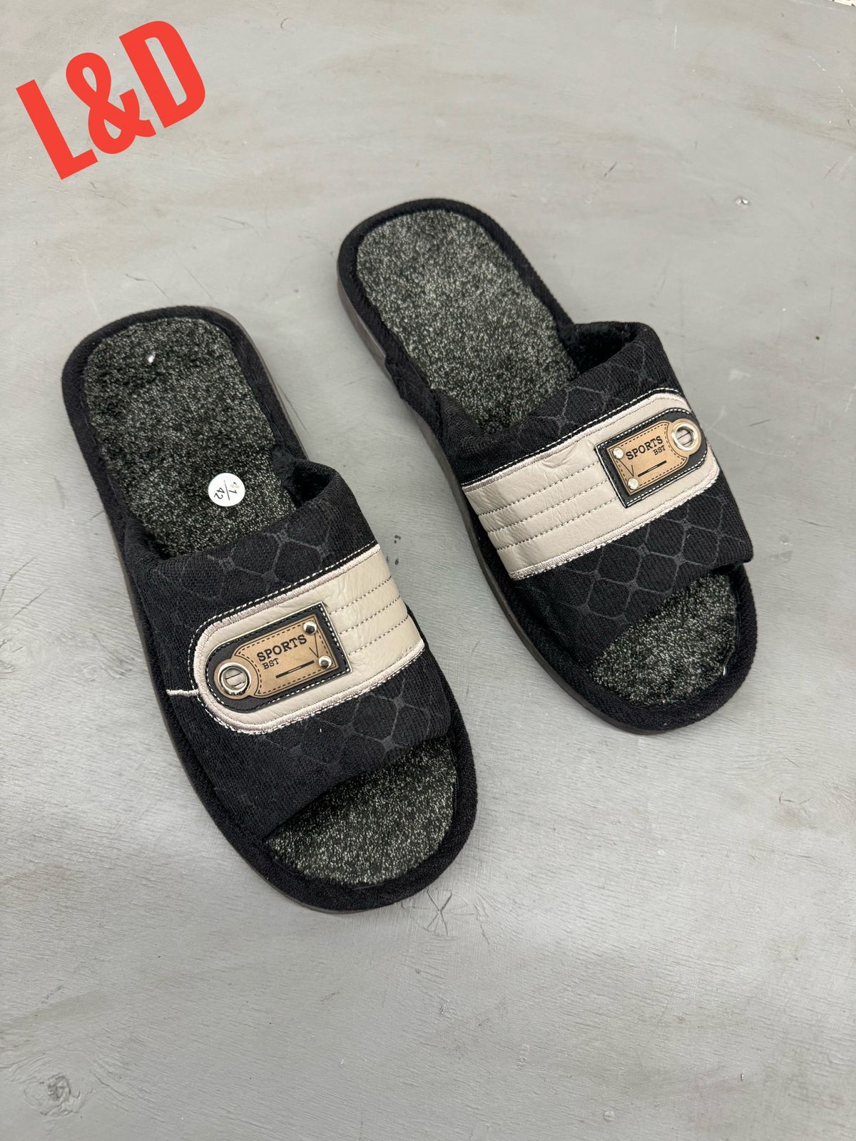 фото зимние мужские домашние тапочки оптом