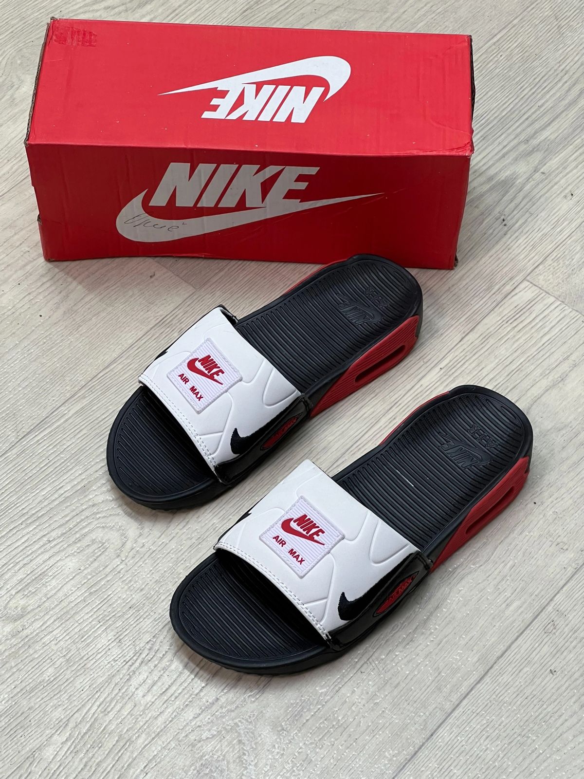 фото мужские летние шлепки nike 107814 оптом
