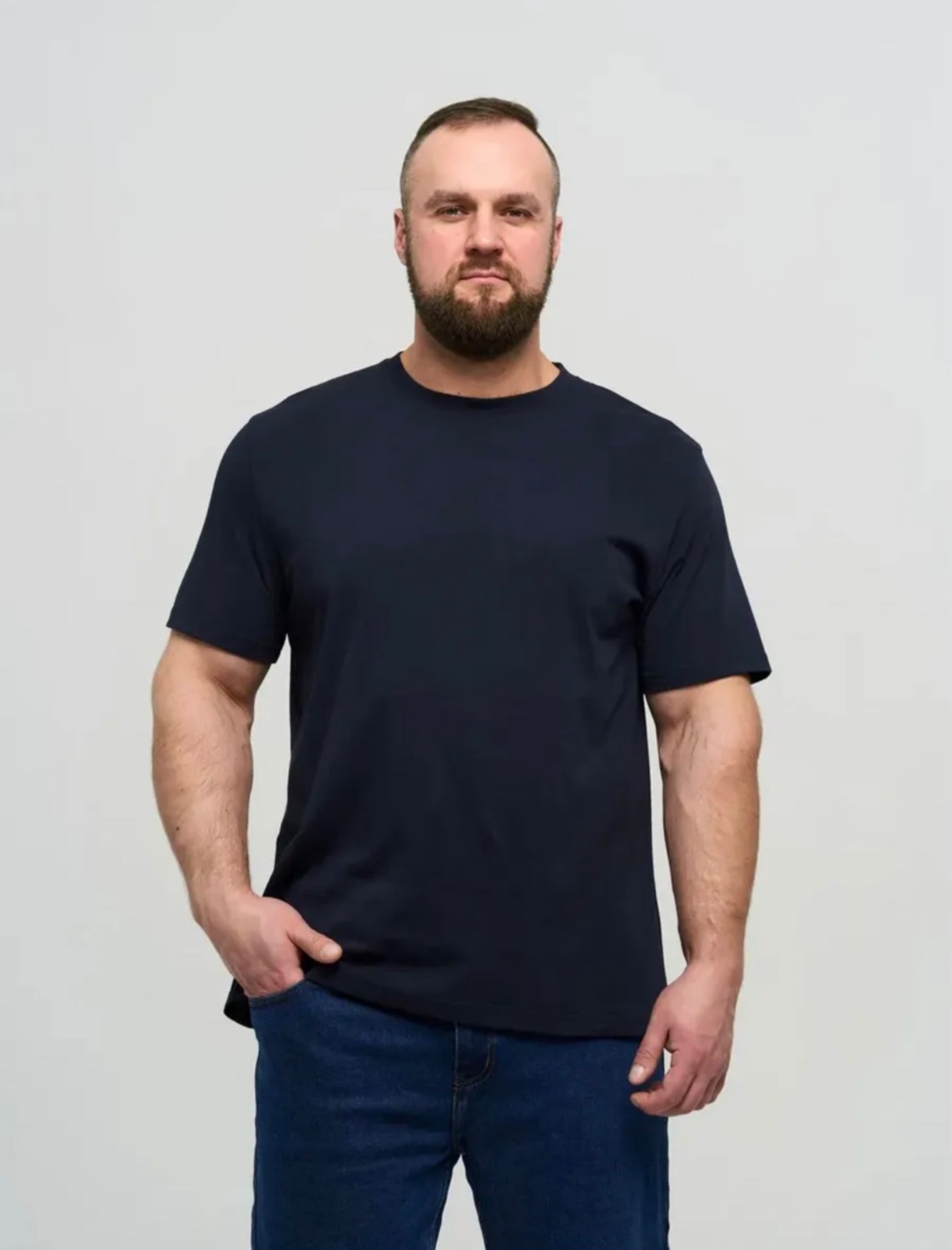 картинка Футболка базовая оверсайз больших размеров от магазина Одежда+