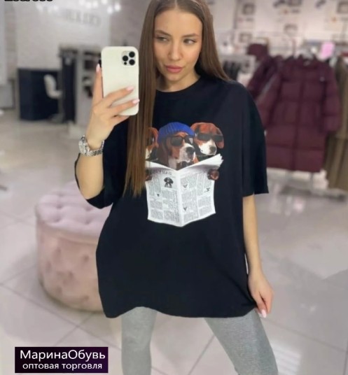 картинка Футболка оверсайз от магазина Одежда+