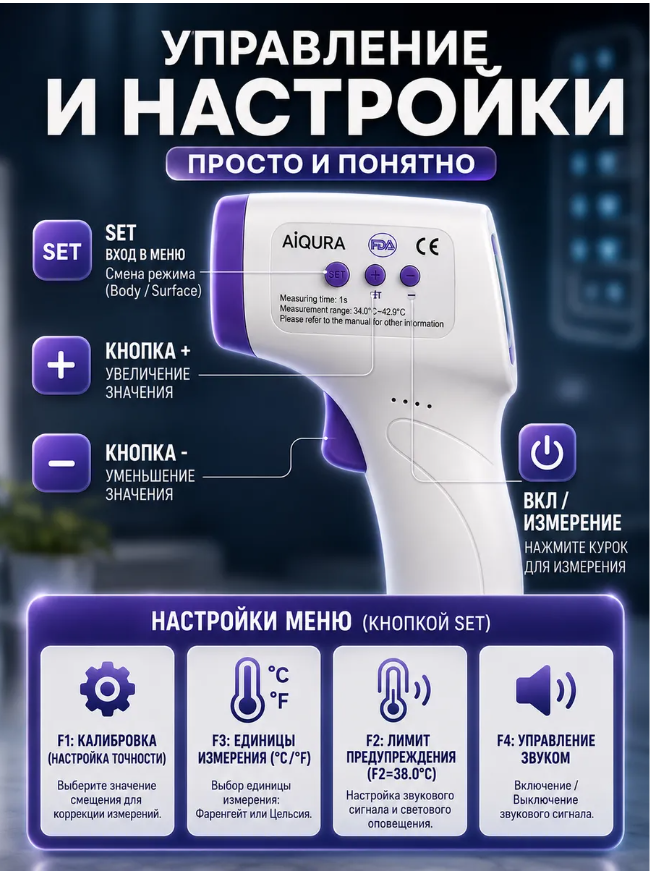 картинка Термометр медицинский электронный для тела от магазина Одежда+