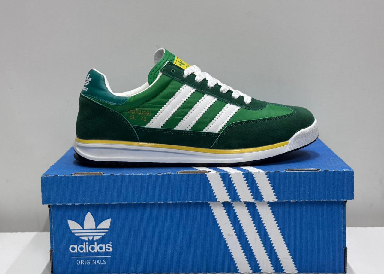 фото Мужские зеленые кроссовки Adidas 640410 оптом с доставкой