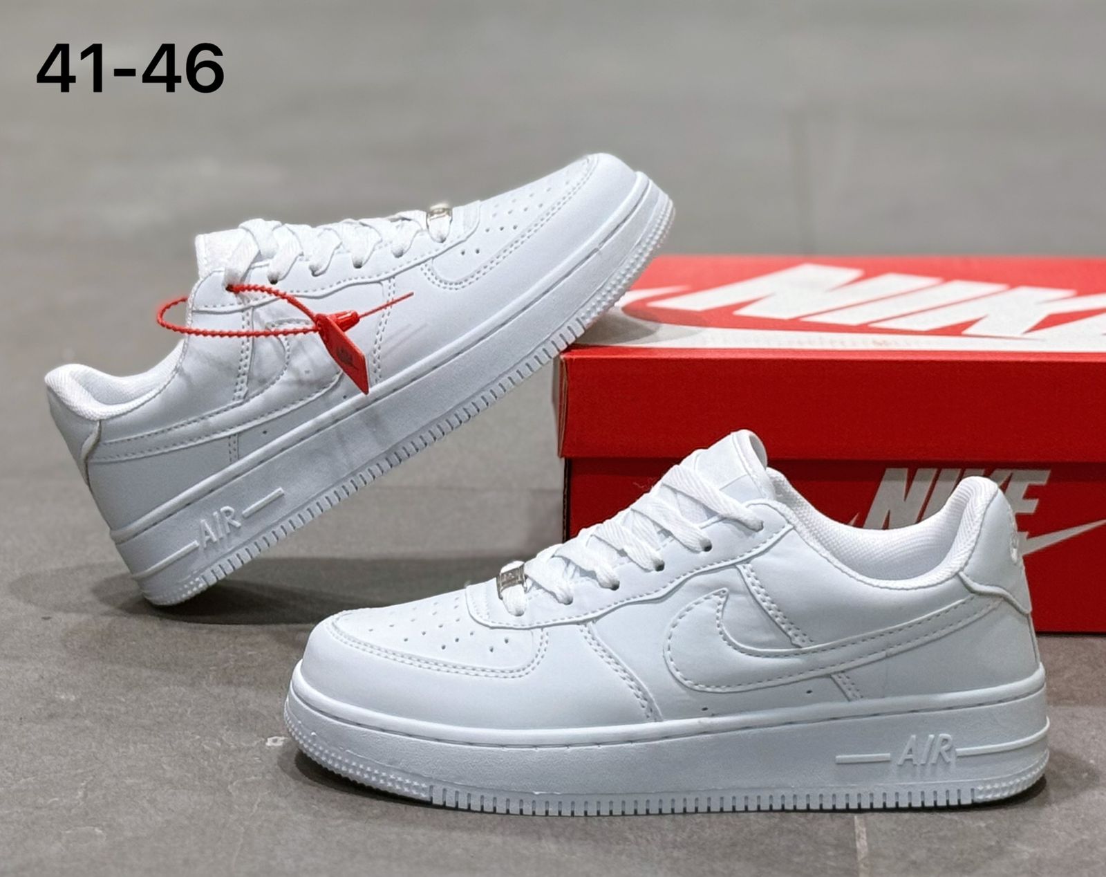 фото Мужские белые кроссовки Nike 591057 оптом с доставкой