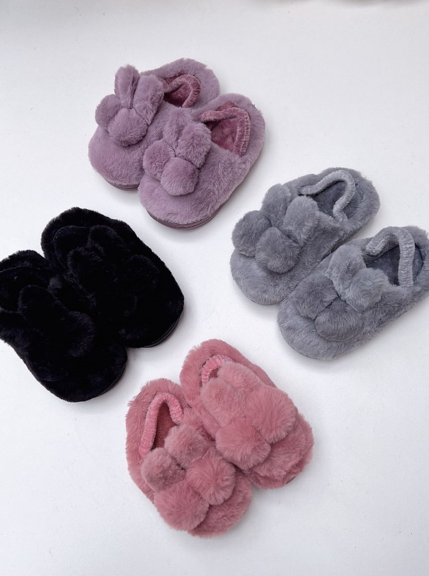 фото зимние домашние тапочки для девочек оптом