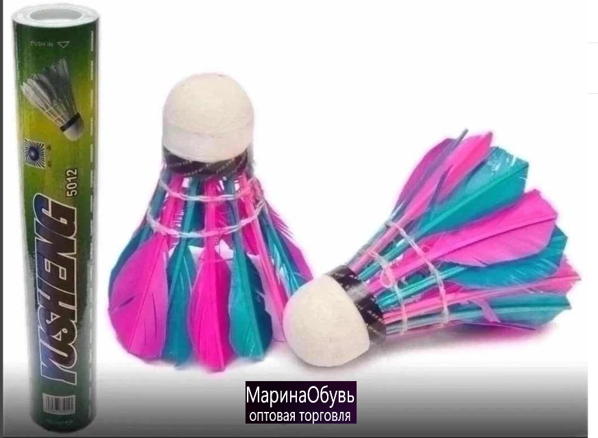 картинка Набор воланчиков для бадминтона из 12 штук от магазина Одежда+