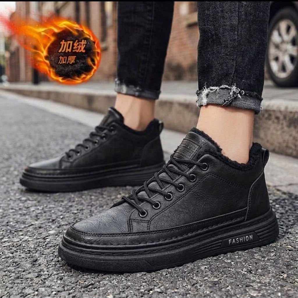 фото мужские зимние кроссовки с утеплением 953175 оптом