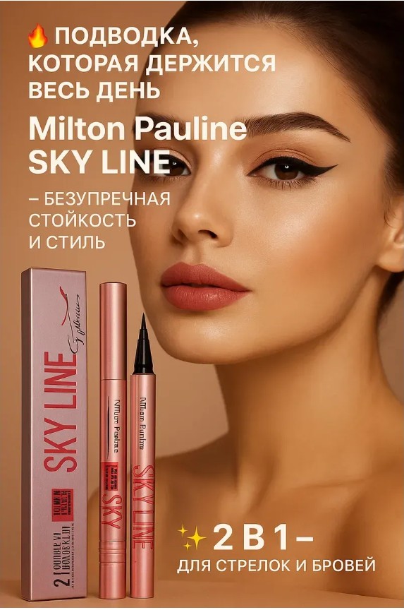 картинка Подводка для глаз и лайнер для бровей 2в1,АТМ95 от магазина Одежда+