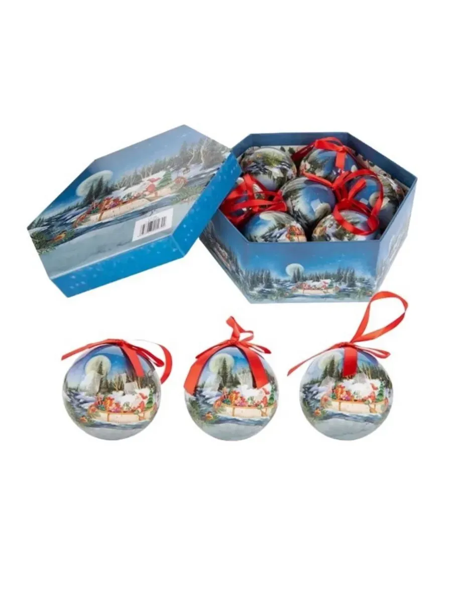 картинка Елочные игрушки 7 шт от магазина Одежда+