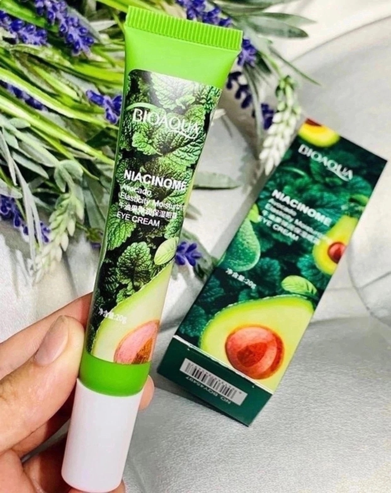 картинка Крем для кожи вокруг глаз Bioaqua Niacinome Avocado Eye cream с экстрактом авокадо 20 g от магазина Одежда+