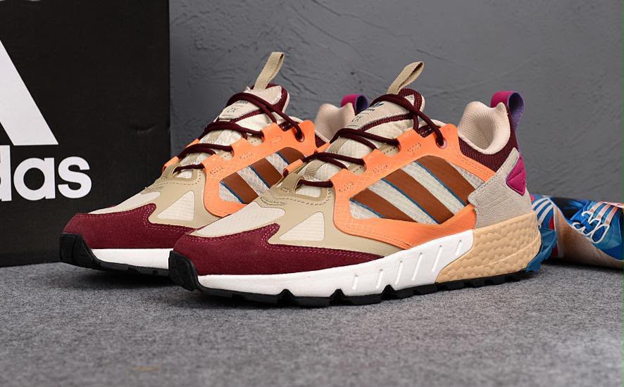фото мужские осенние кроссовки adidas с яркими вставками 204528 оптом