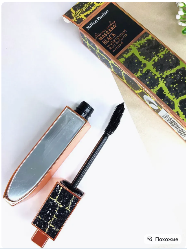 картинка Водостойкая тушь с зеркалом 10 мл от магазина Одежда+