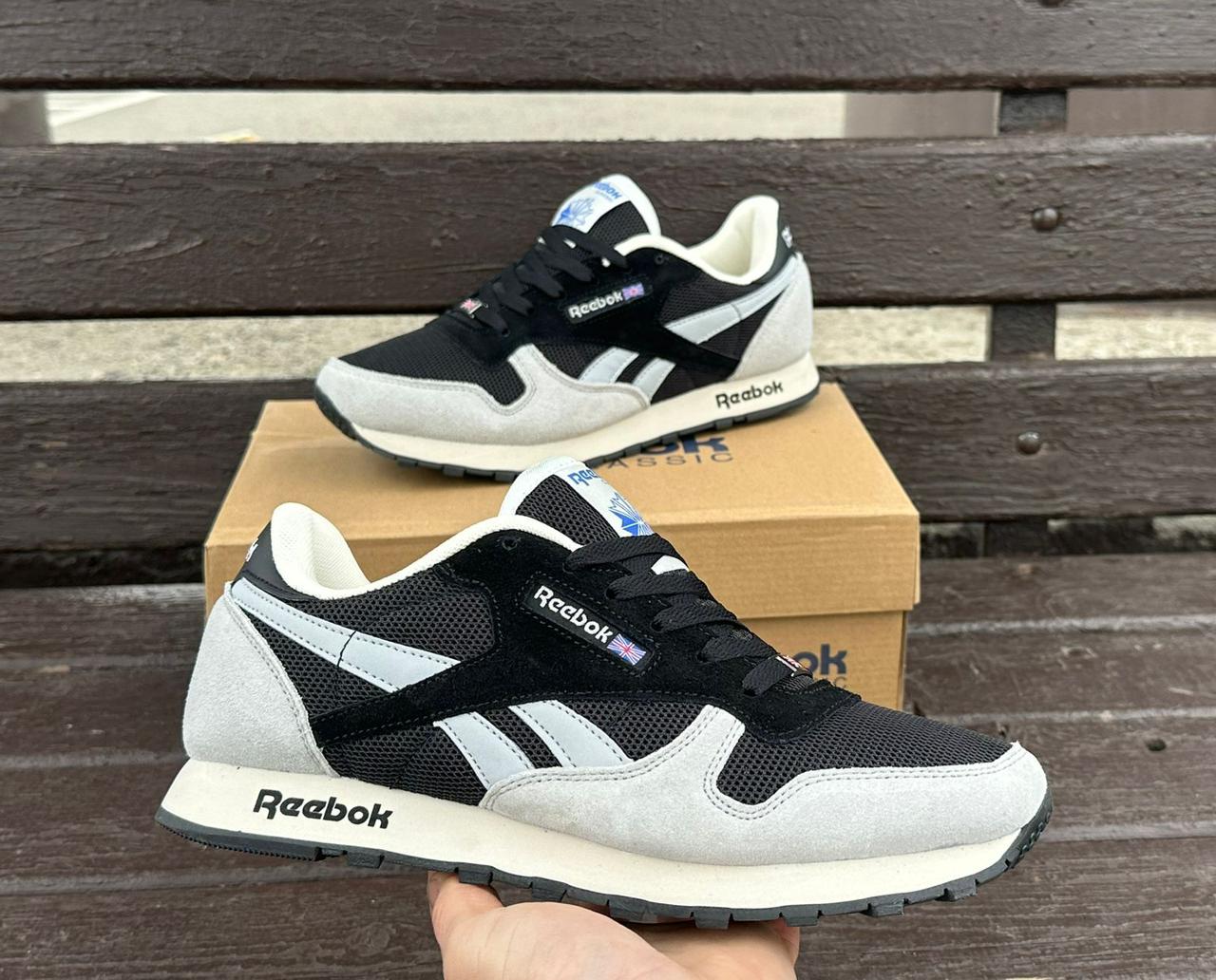 фото мужские осенние кроссовки reebok club c 722045 оптом