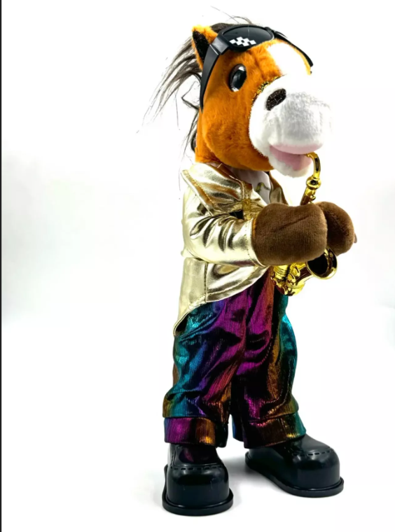 картинка Мягкая игрушка музыкальная "Лошадь" 30 см от магазина Одежда+