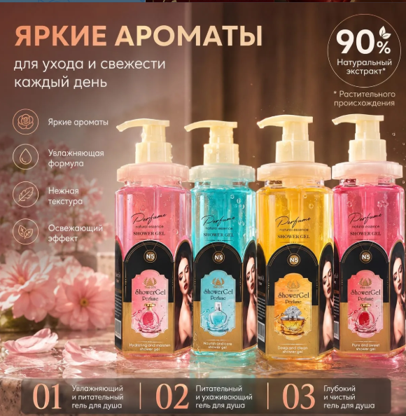 картинка Гель для душа в ассортименте от магазина Одежда+