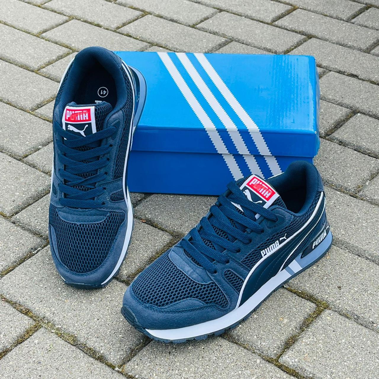 фото мужские черные кроссовки puma 541648 оптом