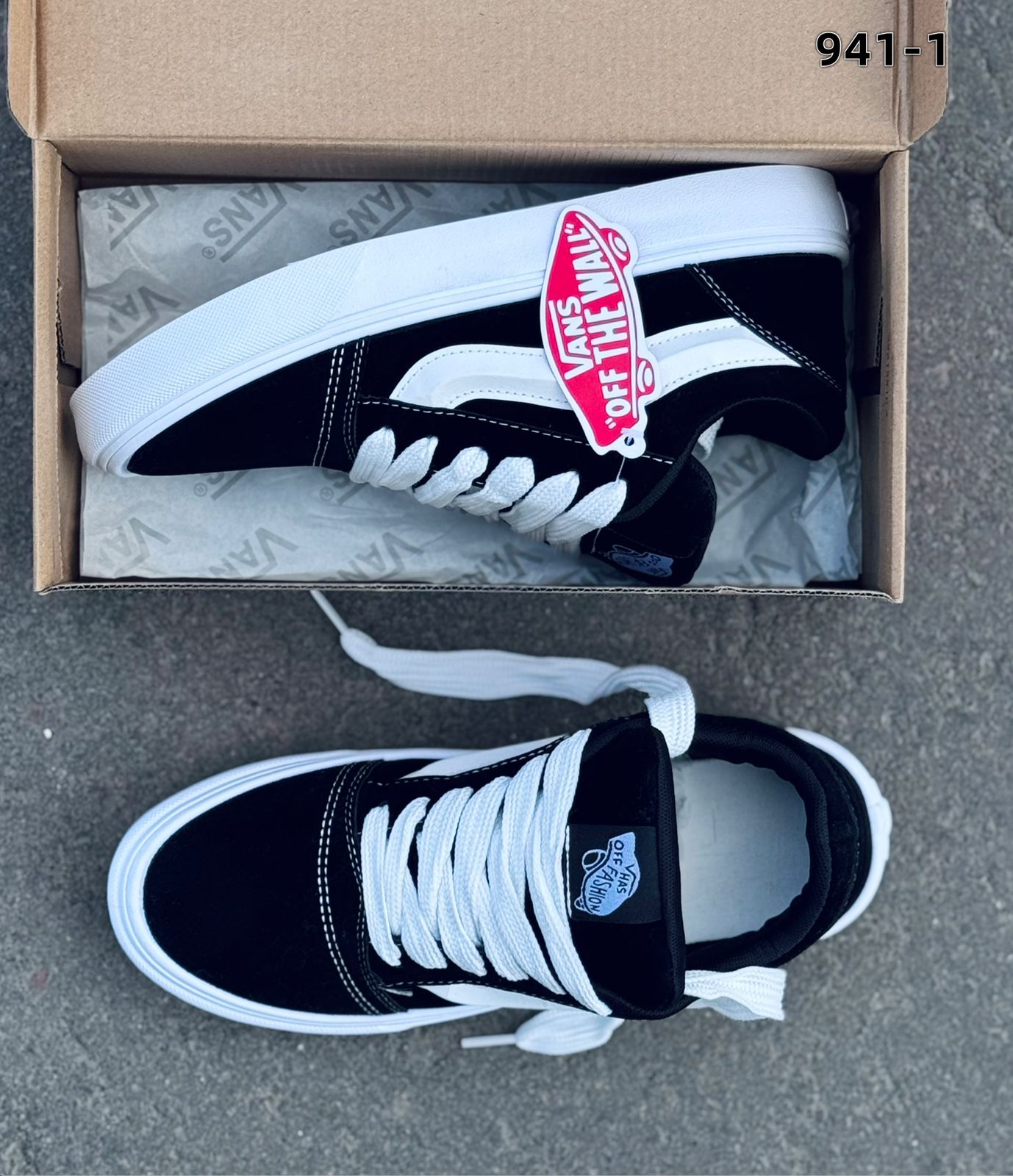 фото мужские черные кроссовки vans 524654 оптом