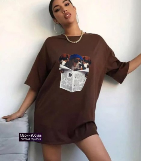 картинка Футболка оверсайз от магазина Одежда+