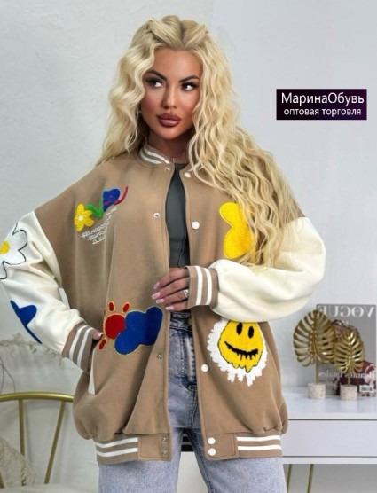 картинка Куртка Бомбер с принтом от магазина Одежда+