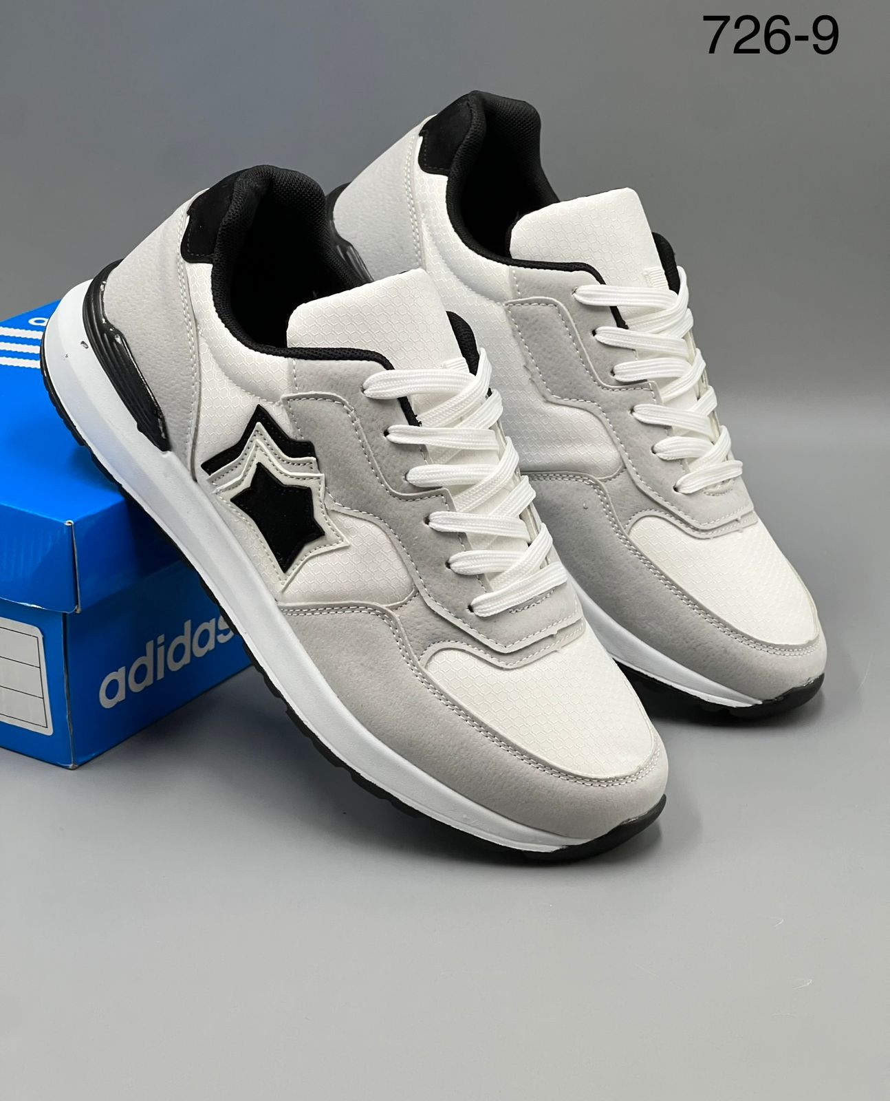 фото Мужские кроссовки с контрастными деталями 634287 оптом с доставкой